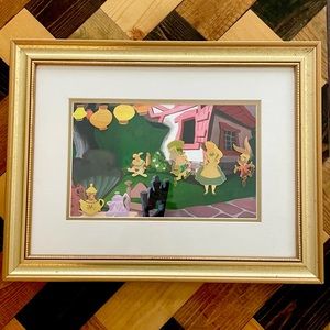 Disney Alice in Wonderland 50th Anniversary Framed Pins